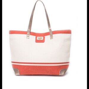 NWOT Thursday Friday Gold Toe Tote Bag - Paprika